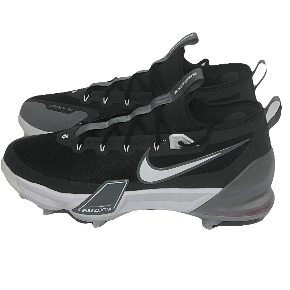 Nike Force Zoom Trout 9 Elite Black Baseball Cleats Men Size 13 FB2906-001 New